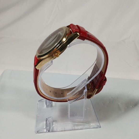 Gossip Quartz Ladies Wrist Watch Set Lot of 4 - Genuine Leather - New Batteries - Picture 8 of 16